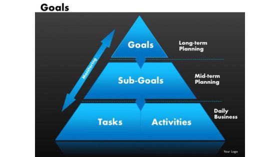 Pyramid Diagram Of Goals Editable PowerPoint Templates Pyramid Diagram Of Goals Editable PowerPoint Templates