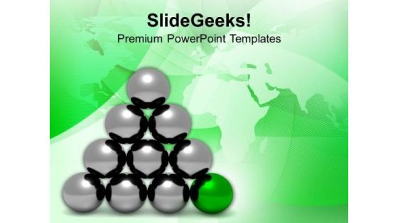 Pyramid Of Spheres Leadership Business Skills PowerPoint Templates Ppt Backgrounds For Slides 0513 Pyramid Of Spheres Leadership Business Skills PowerPoint Templates Ppt Backgrounds For Slides 0513