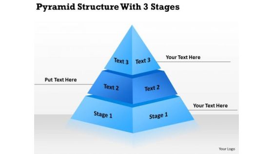 Pyramid Structur With 3 Stages Ppt Business Plan PowerPoint Slides Pyramid Structur With 3 Stages Ppt Business Plan PowerPoint Slides
