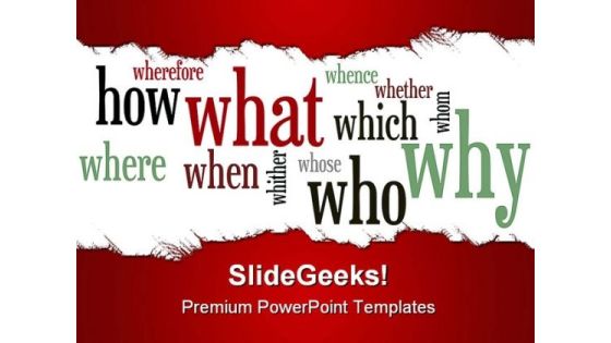 Question Business PowerPoint Backgrounds And Templates 1210 Question Business PowerPoint Backgrounds And Templates 1210