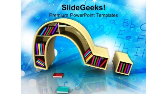 Question Mark With Books Information PowerPoint Templates Ppt Backgrounds For Slides 0113 Question Mark With Books Information PowerPoint Templates Ppt Backgrounds For Slides 0113