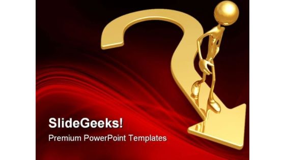 Question Path Business PowerPoint Templates And PowerPoint Backgrounds 0811 Question Path Business PowerPoint Templates And PowerPoint Backgrounds 0811