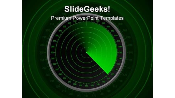 Radar Vector Technology PowerPoint Templates And PowerPoint Backgrounds 0211