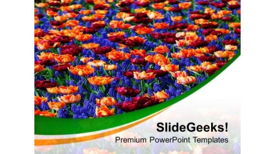 Raise The Beauty Of Life With Flowers PowerPoint Templates Ppt Backgrounds For Slides 0513