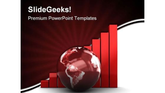 Raising Charts Globe PowerPoint Templates And PowerPoint Backgrounds 0411 Raising Charts Globe PowerPoint Templates And PowerPoint Backgrounds 0411
