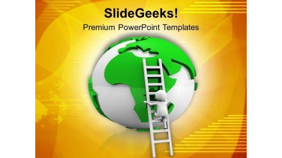 Reach The Top Of The World Success PowerPoint Templates Ppt Backgrounds For Slides 0713 Reach The Top Of The World Success PowerPoint Templates Ppt Backgrounds For Slides 0713
