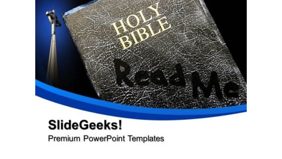 Read Me Holy Bible Church PowerPoint Templates And PowerPoint Themes 0812 Read Me Holy Bible Church PowerPoint Templates And PowerPoint Themes 0812