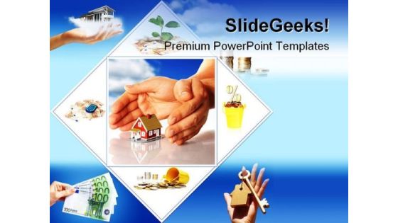 Real Estate Construction PowerPoint Template 0910