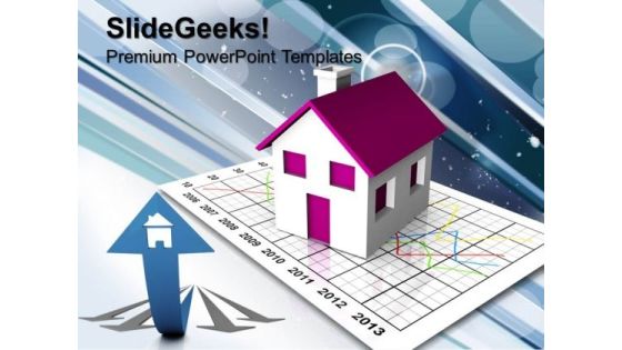 Real Estate Market Growth PowerPoint Templates And PowerPoint Themes 0912