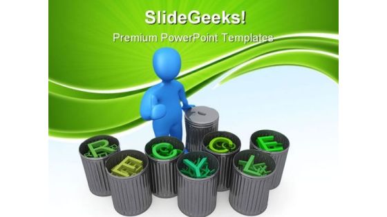 Recycle01 Environment PowerPoint Templates And PowerPoint Backgrounds 0711