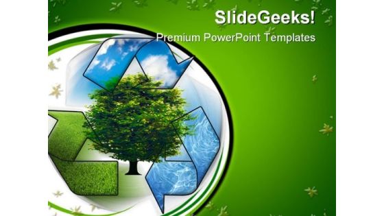 Recycle And Clean Environment PowerPoint Themes And PowerPoint Slides 0411