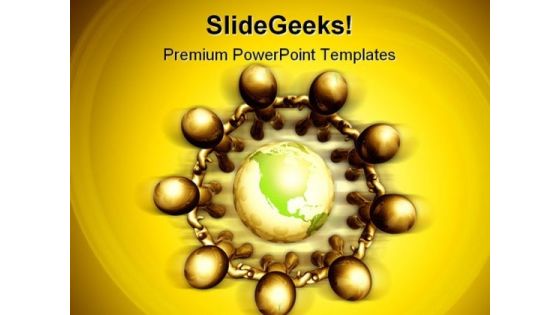 Recycle The World Globe PowerPoint Templates And PowerPoint Backgrounds 0411 Recycle The World Globe PowerPoint Templates And PowerPoint Backgrounds 0411