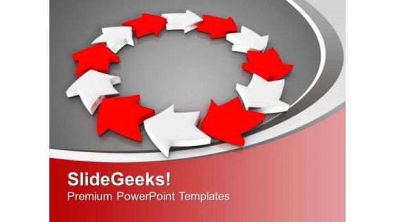 Red And White Arrows Interconnection PowerPoint Templates Ppt Backgrounds For Slides 0313 Red And White Arrows Interconnection PowerPoint Templates Ppt Backgrounds For Slides 0313