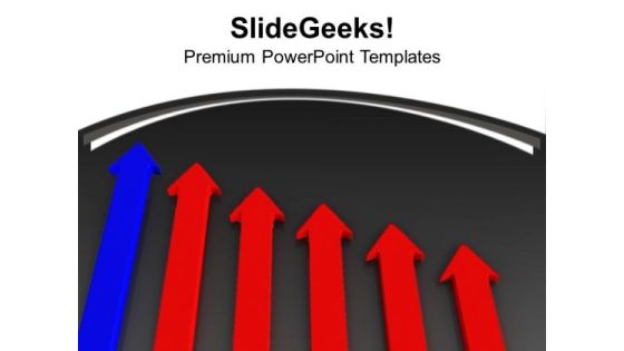 Red Arrow Pointing Upwards Success PowerPoint Templates Ppt Backgrounds For Slides 0113 Red Arrow Pointing Upwards Success PowerPoint Templates Ppt Backgrounds For Slides 0113