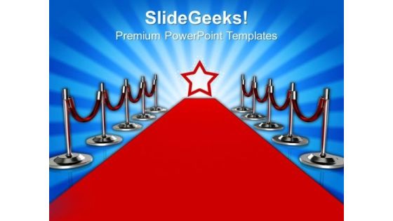 Red Carpet Success PowerPoint Templates And PowerPoint Themes 0812 Red Carpet Success PowerPoint Templates And PowerPoint Themes 0812