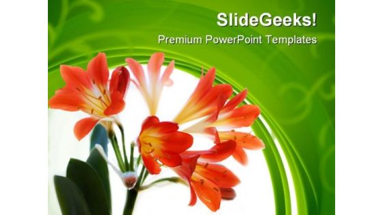 Red Flowers Beauty PowerPoint Themes And PowerPoint Slides 0411 Red Flowers Beauty PowerPoint Themes And PowerPoint Slides 0411
