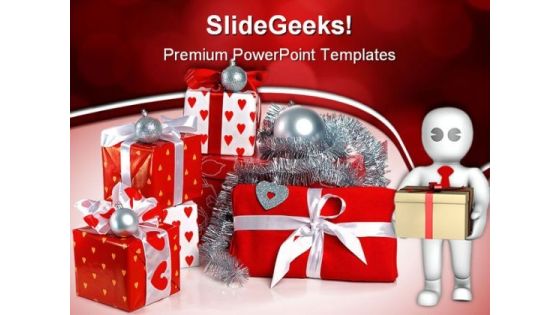Red Gift Boxes Festival PowerPoint Themes And PowerPoint Slides 0511 Red Gift Boxes Festival PowerPoint Themes And PowerPoint Slides 0511