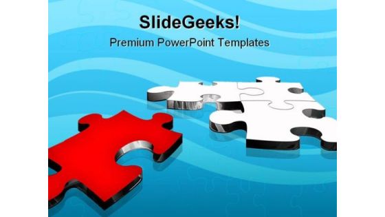 Red Puzzle Solution Business PowerPoint Themes And PowerPoint Slides 0711 Red Puzzle Solution Business PowerPoint Themes And PowerPoint Slides 0711