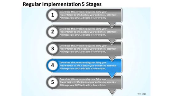 Regular Implementation 5 Stages Ppt Strategic Plan Flow Chart PowerPoint Slides Regular Implementation 5 Stages Ppt Strategic Plan Flow Chart PowerPoint Slides