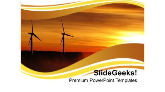 Renewable Windmills Environment PowerPoint Templates Ppt Backgrounds For Slides 0213 Renewable Windmills Environment PowerPoint Templates Ppt Backgrounds For Slides 0213