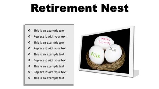 Retirement Nest Future PowerPoint Presentation Slides F Retirement Nest Future PowerPoint Presentation Slides F