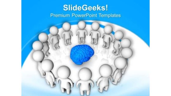 Revolve Around The Brain Idea PowerPoint Templates Ppt Backgrounds For Slides 0713 Revolve Around The Brain Idea PowerPoint Templates Ppt Backgrounds For Slides 0713
