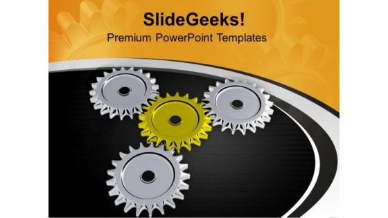 Right Gear Is Base Of Process PowerPoint Templates Ppt Backgrounds For Slides 0713 Right Gear Is Base Of Process PowerPoint Templates Ppt Backgrounds For Slides 0713