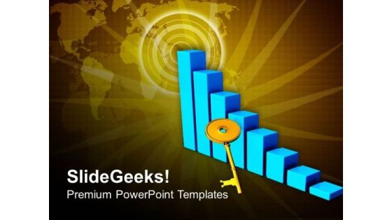 Risign Graph Key Illustration PowerPoint Templates Ppt Backgrounds For Slides 0813 Risign Graph Key Illustration PowerPoint Templates Ppt Backgrounds For Slides 0813