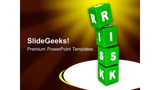 Risk Cubes Business Concept PowerPoint Templates Ppt Backgrounds For Slides 0213 Risk Cubes Business Concept PowerPoint Templates Ppt Backgrounds For Slides 0213