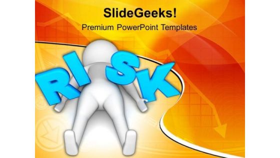 Risk Dropped On Man PowerPoint Templates Ppt Backgrounds For Slides 0713 Risk Dropped On Man PowerPoint Templates Ppt Backgrounds For Slides 0713