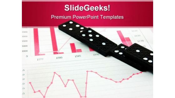 Risky Domino Financial Business PowerPoint Templates And PowerPoint Backgrounds 0211 Risky Domino Financial Business PowerPoint Templates And PowerPoint Backgrounds 0211