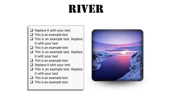 River Sunset PowerPoint Presentation Slides S River Sunset PowerPoint Presentation Slides S