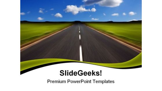 Road Nature PowerPoint Themes And PowerPoint Slides 0811 Road Nature PowerPoint Themes And PowerPoint Slides 0811