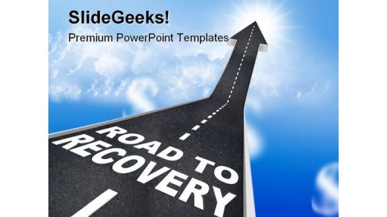 Road To Recovery Business PowerPoint Backgrounds And Templates 1210 Road To Recovery Business PowerPoint Backgrounds And Templates 1210