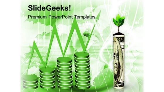 Roll Of Money With A Plant PowerPoint Templates Ppt Backgrounds For Slides 0213 Roll Of Money With A Plant PowerPoint Templates Ppt Backgrounds For Slides 0213