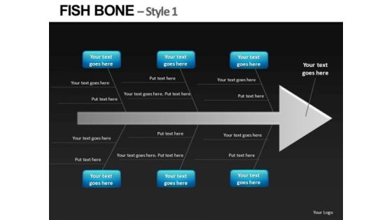 Root Cause Analysis Fish Bone Diagram PowerPoint Slides And Editable Ppt Slides Download