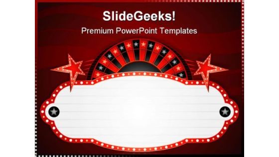 Roulette Neon Sports PowerPoint Templates And PowerPoint Backgrounds 0711 Roulette Neon Sports PowerPoint Templates And PowerPoint Backgrounds 0711