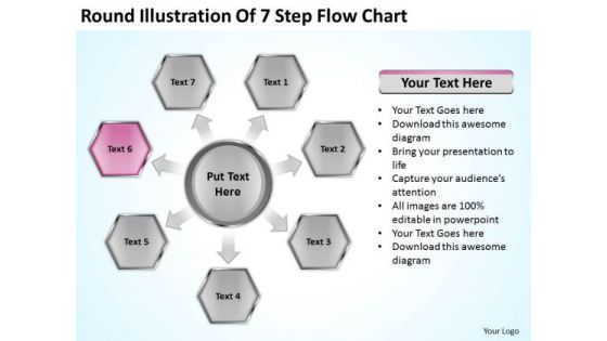 Round Illustration Of 7 Step Flow Chart Ppt Business Plans Pro PowerPoint Slides Round Illustration Of 7 Step Flow Chart Ppt Business Plans Pro PowerPoint Slides
