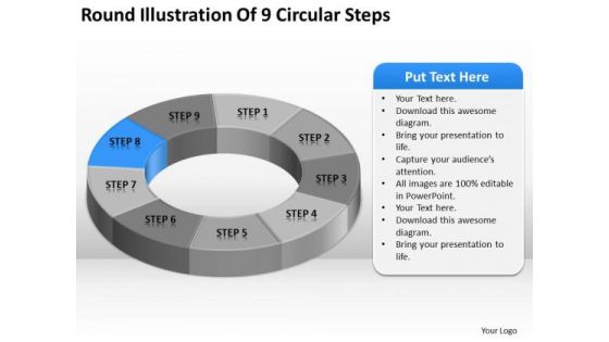 Round Illustration Of 9 Circular Steps Business Plan PowerPoint Templates Round Illustration Of 9 Circular Steps Business Plan PowerPoint Templates