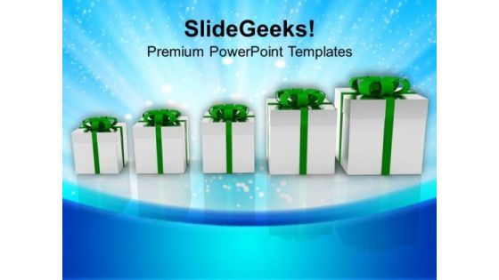 Row Of Gift Boxes Events PowerPoint Templates Ppt Backgrounds For Slides 1112
