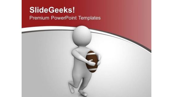 Rugby Player Sports PowerPoint Templates Ppt Backgrounds For Slides 0413