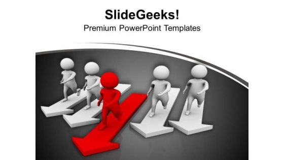 Run Fast To Find Your Target PowerPoint Templates Ppt Backgrounds For Slides 0613 Run Fast To Find Your Target PowerPoint Templates Ppt Backgrounds For Slides 0613