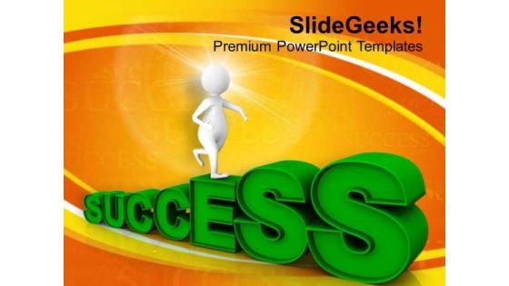 Run For Getting Success PowerPoint Templates Ppt Backgrounds For Slides 0613 Run For Getting Success PowerPoint Templates Ppt Backgrounds For Slides 0613