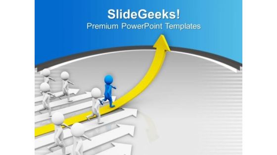 Run Towards Your Target For Business PowerPoint Templates Ppt Backgrounds For Slides 0613 Run Towards Your Target For Business PowerPoint Templates Ppt Backgrounds For Slides 0613