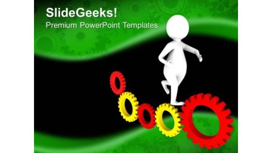 Run Towards Your Targets PowerPoint Templates Ppt Backgrounds For Slides 0613 Run Towards Your Targets PowerPoint Templates Ppt Backgrounds For Slides 0613
