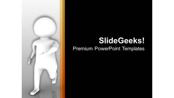 Run With Fast Pace To Get Success PowerPoint Templates Ppt Backgrounds For Slides 0613