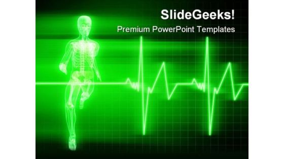 Running Heart Beat Medical PowerPoint Themes And PowerPoint Slides 0211 Running Heart Beat Medical PowerPoint Themes And PowerPoint Slides 0211
