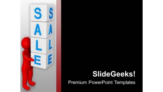 Sale Cubes With 3d Man PowerPoint Templates Ppt Backgrounds For Slides 0713 Sale Cubes With 3d Man PowerPoint Templates Ppt Backgrounds For Slides 0713