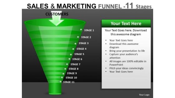 Sales Conversions Funnels Diagrams For PowerPoint Sales Conversions Funnels Diagrams For PowerPoint