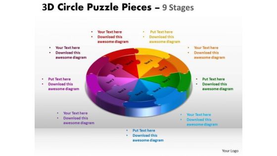 Sales Diagram 3d Circle Puzzle Diagram 9 Stages Mba Models And Frameworks Sales Diagram 3d Circle Puzzle Diagram 9 Stages Mba Models And Frameworks